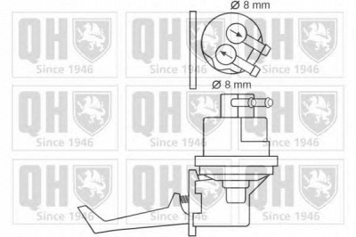 QUINTON HAZELL qfp265 -  Топливный насос